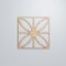 Ekena Millwork Large Swansea Decorative Fretwork Wood Wall Panels, Alder, 23 3/8"W x 23 3/8"H x 3/8"T WALW24X24X0375SWNAL - alternate 4